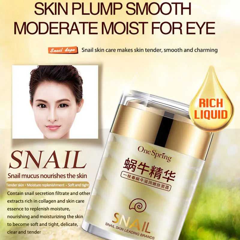 Snail Face Cream & Retinol Roller