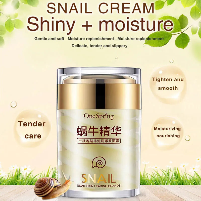 Snail Face Cream & Retinol Roller