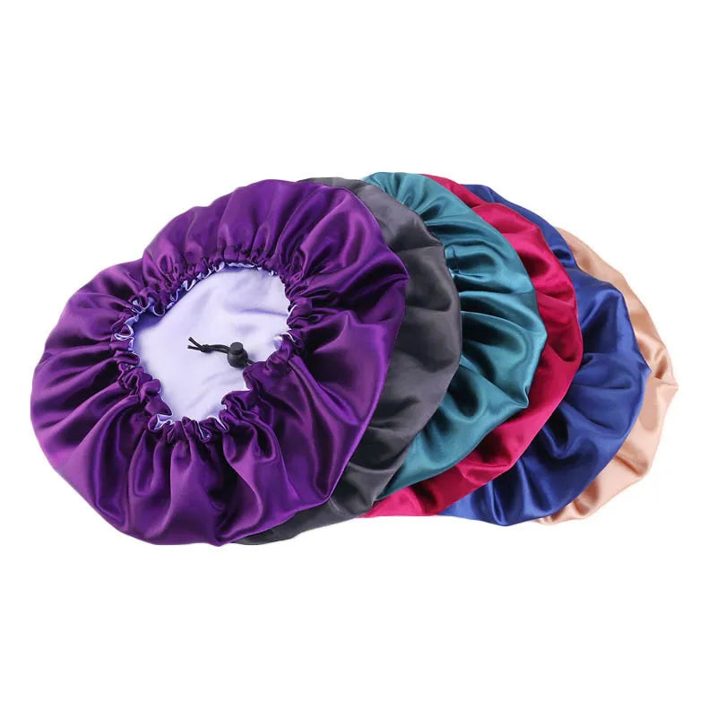 Double-Layer Satin Bonnet