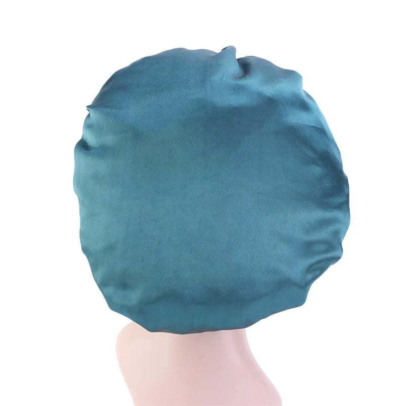 Double-Layer Satin Bonnet